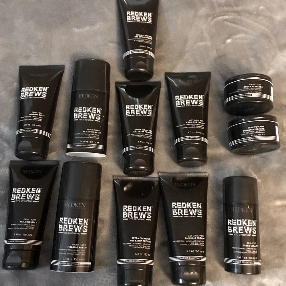 Redken Brews men’s hair styling products.